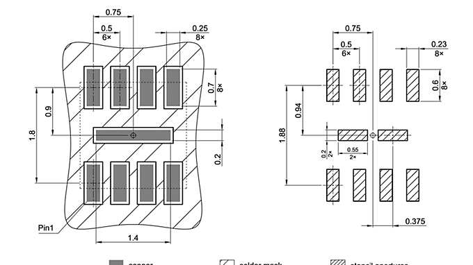 PG-USON-8-8_Footprint Drawing