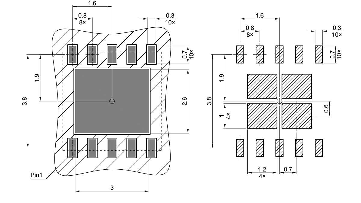 PG-VDSON-10-2_Footprint Drawing