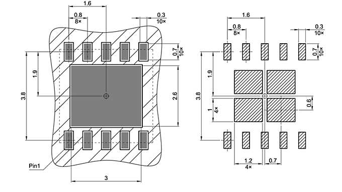 PG-VDSON-10-2_Footprint Drawing
