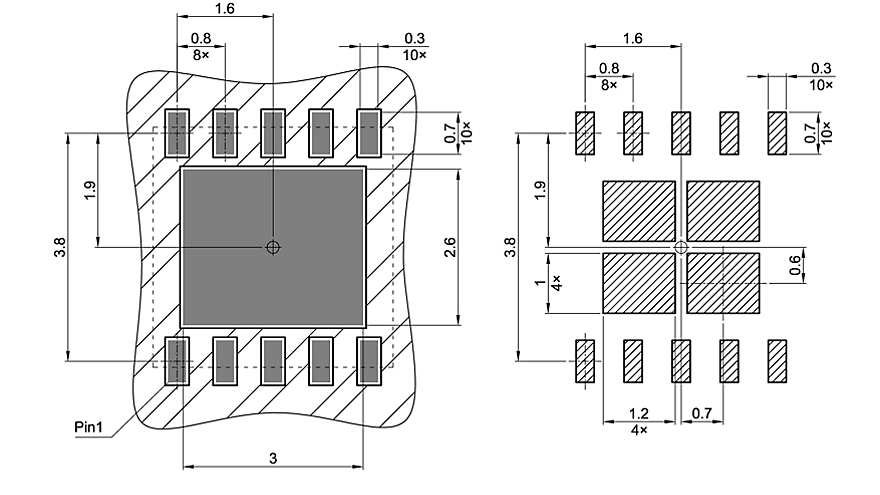PG-VDSON-10-2_Footprint Drawing