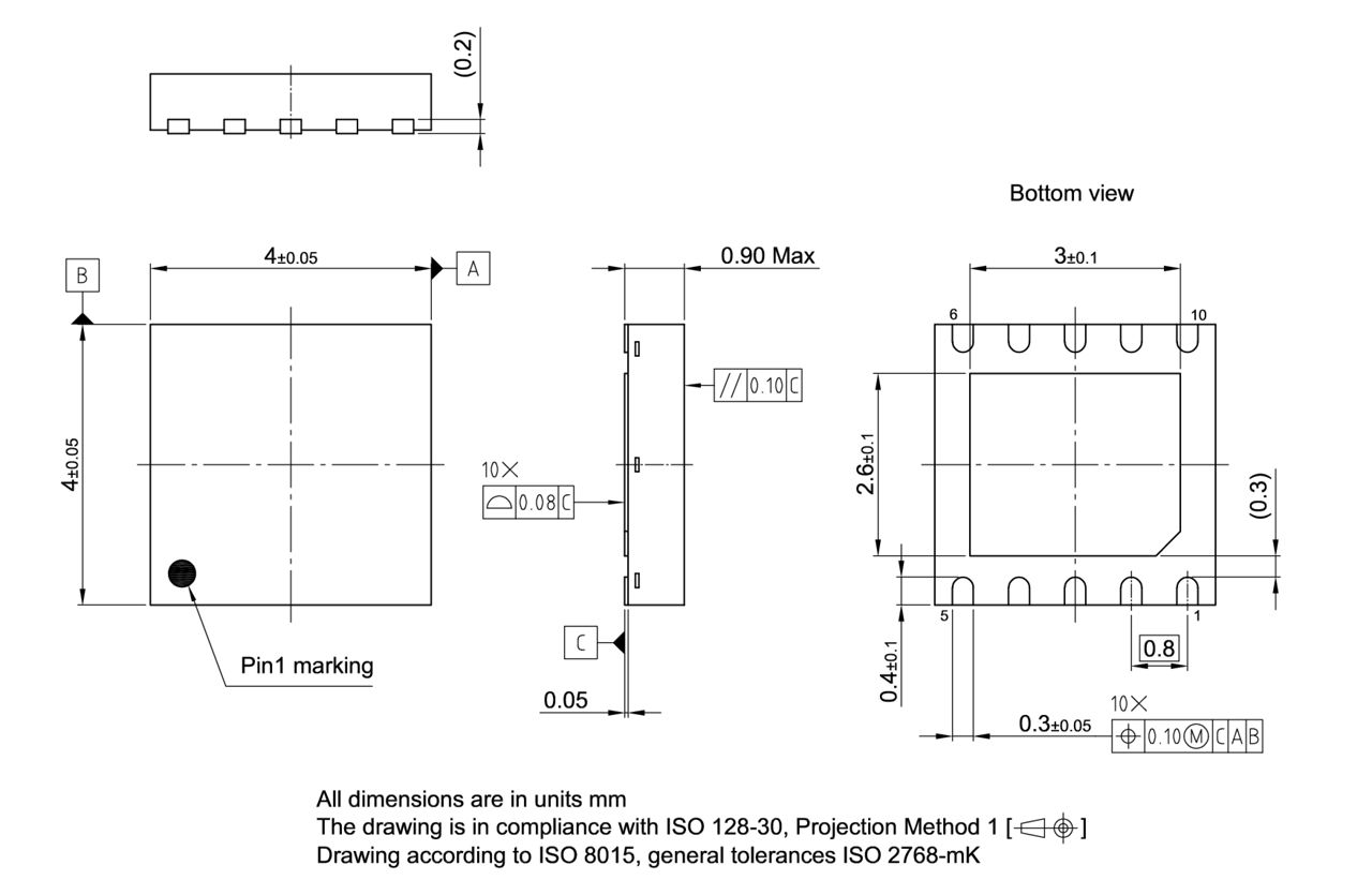PG-VDSON-10-2_Package Outline