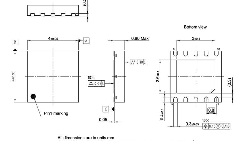 PG-VDSON-10-2_Package Outline