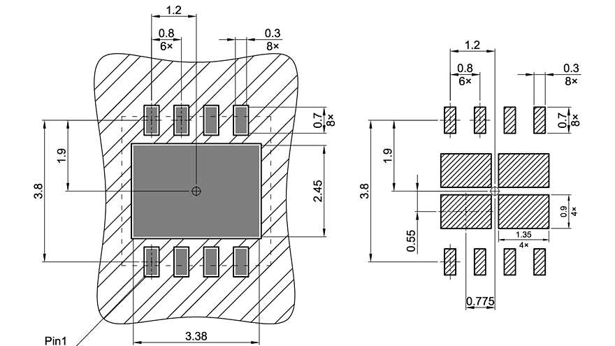 PG-VDSON-8-5_Footprint Drawing