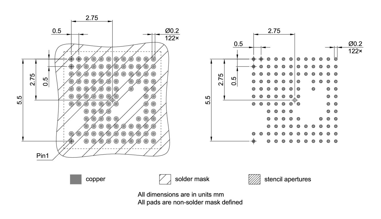 PG-VF2BGA-122-800_Footprint Drawing