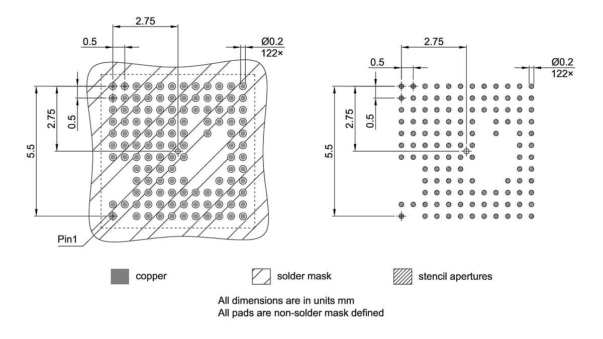 PG-VF2BGA-122-800_Footprint Drawing