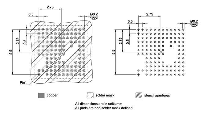 PG-VF2BGA-122-800_Footprint Drawing