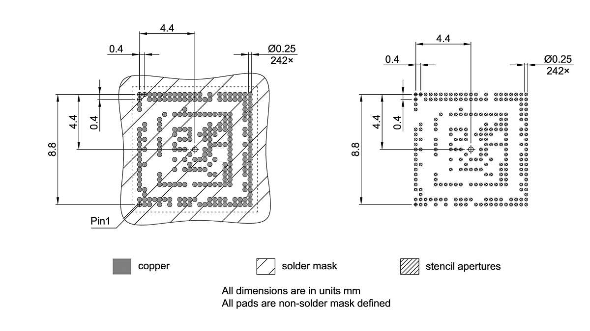PG-VF2BGA-242-800_Footprint Drawing
