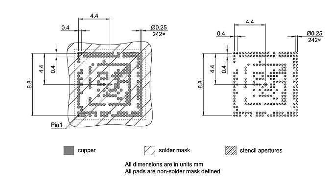 PG-VF2BGA-242-800_Footprint Drawing