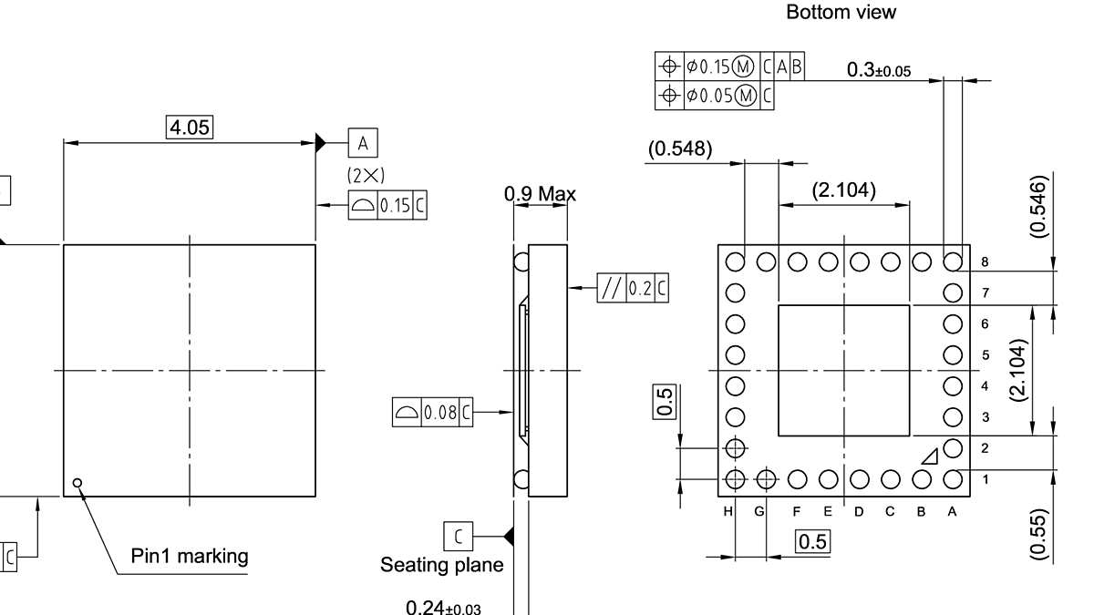 PG-VF2BGA-28-1_Package Outline