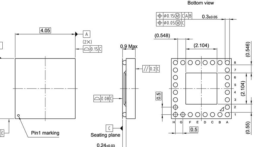 PG-VF2BGA-28-1_Package Outline