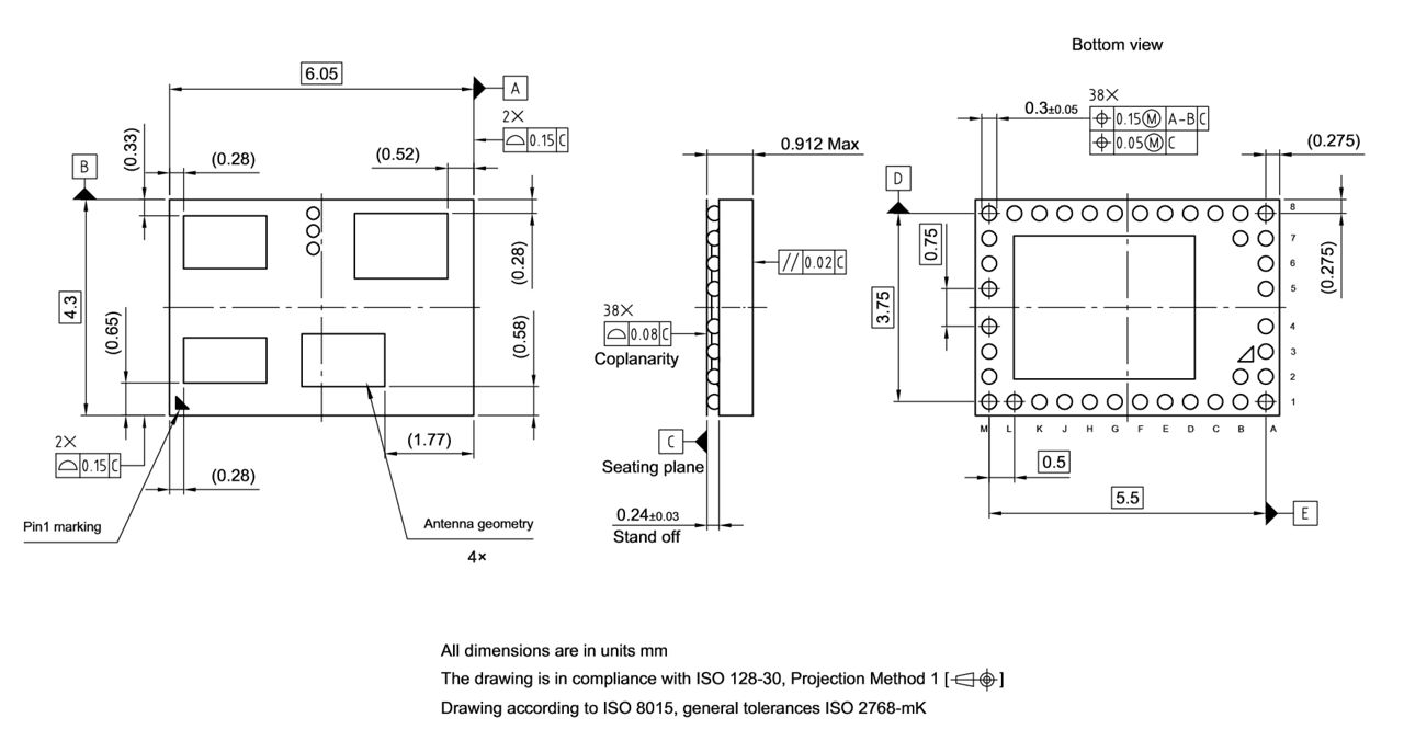 PG-VF2BGA-38-1_Package Outline
