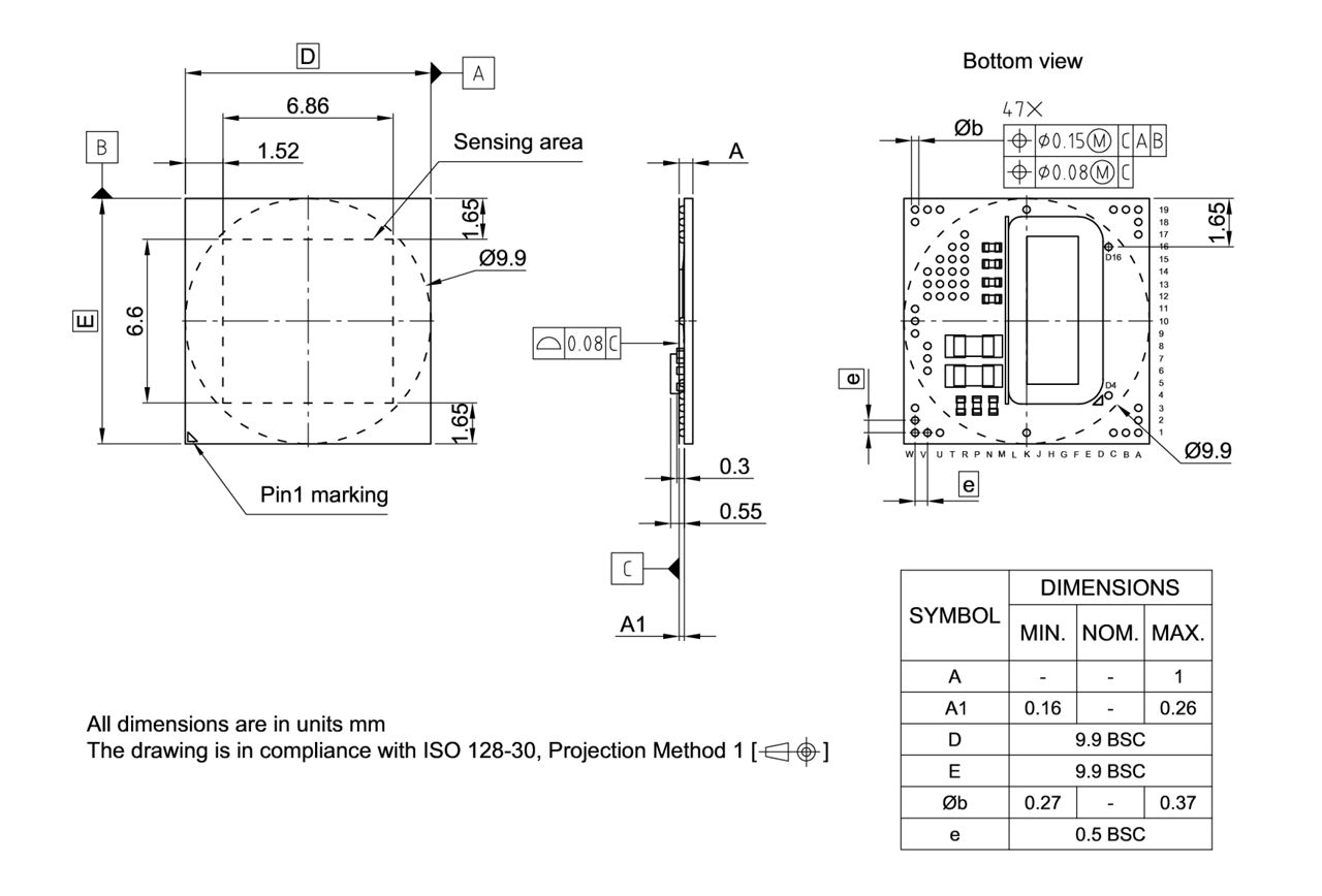 PG-VF2BGA-47-800_Package Outline
