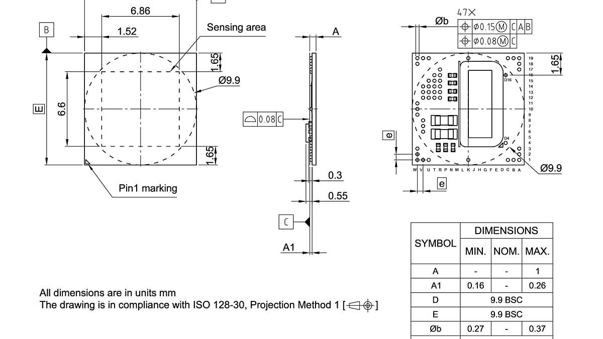 PG-VF2BGA-47-800_Package Outline
