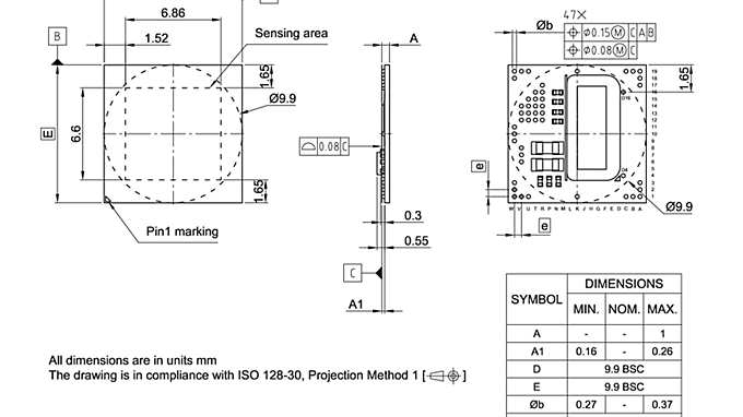 PG-VF2BGA-47-800_Package Outline