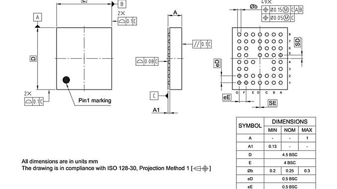 PG-VF2BGA-49-800_Package Outline