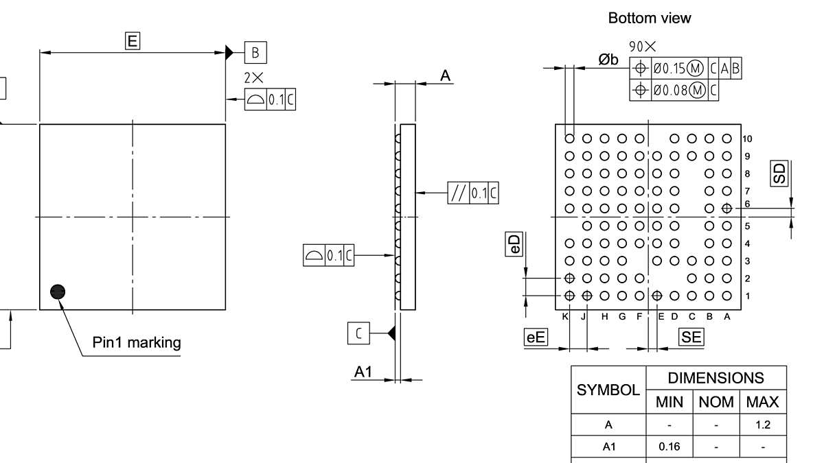 PG-VF2BGA-90-800_Package Outline