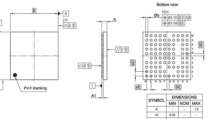 PG-VF2BGA-90-800_Package Outline