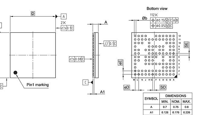 PG-VFBGA-112-800_Package Outline