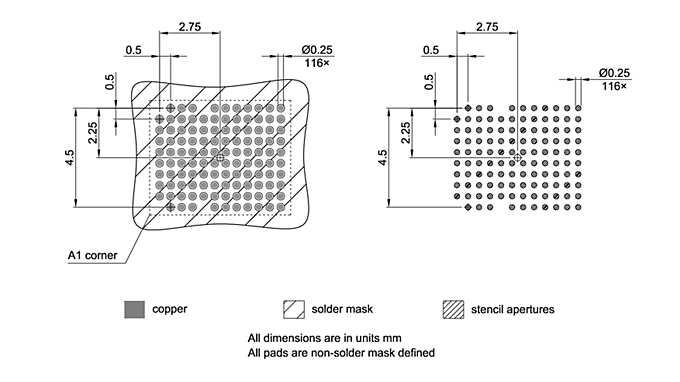 PG-VFBGA-116-800_Footprint Drawing
