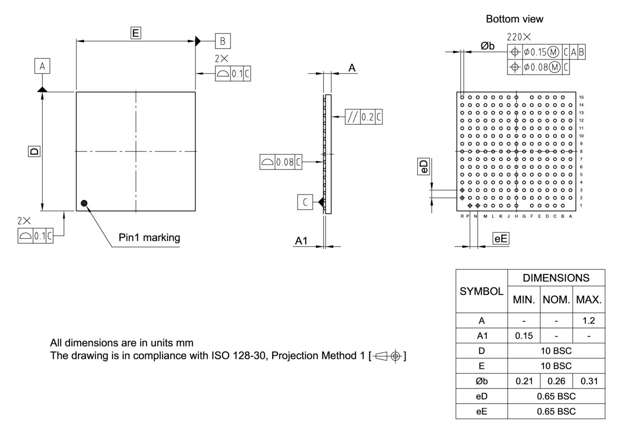 PG-VFBGA-220-1_Package Outline