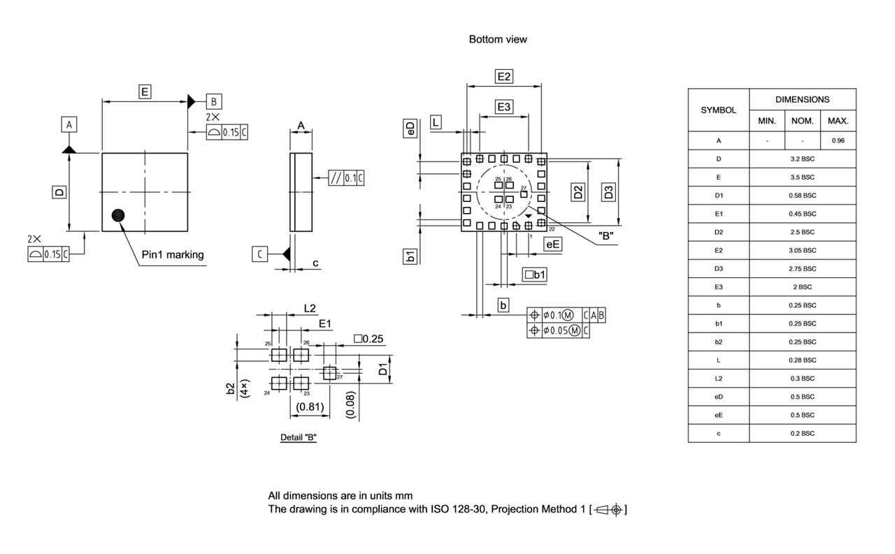 PG-VFBGA-27-800_Package Outline