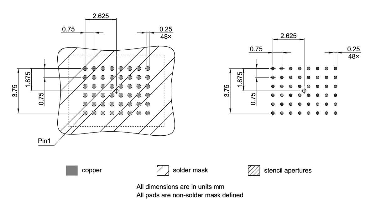 PG-VFBGA-48-800_Footprint Drawing