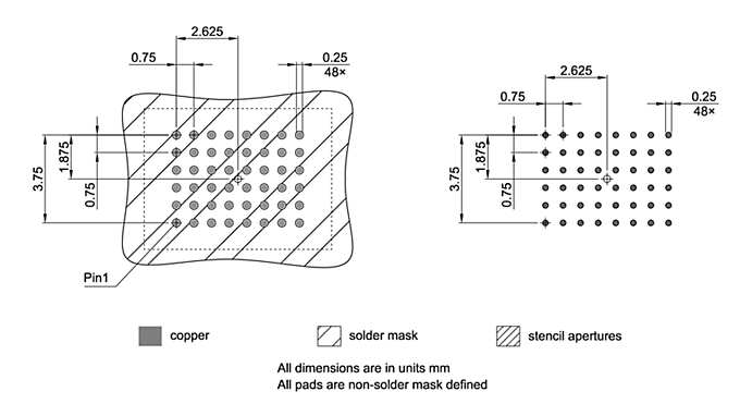 PG-VFBGA-48-800_Footprint Drawing