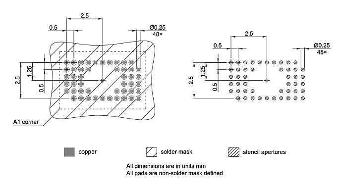 PG-VFBGA-48-803_Footprint Drawing