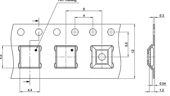 PG-VFBGA-50-801_Tape and Reel