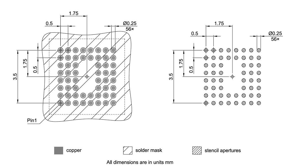 PG-VFBGA-56-800_Footprint Drawing