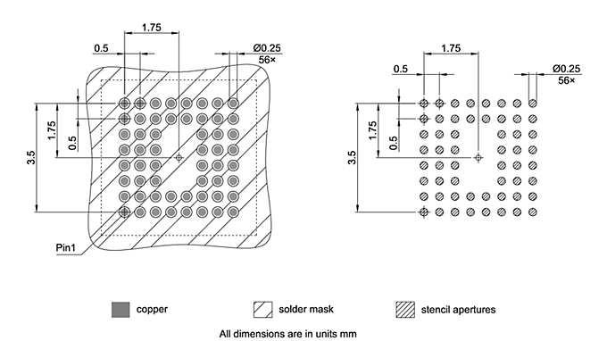 PG-VFBGA-56-800_Footprint Drawing