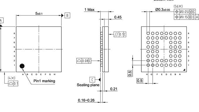 PG-VFBGA-56-800_Package Outline