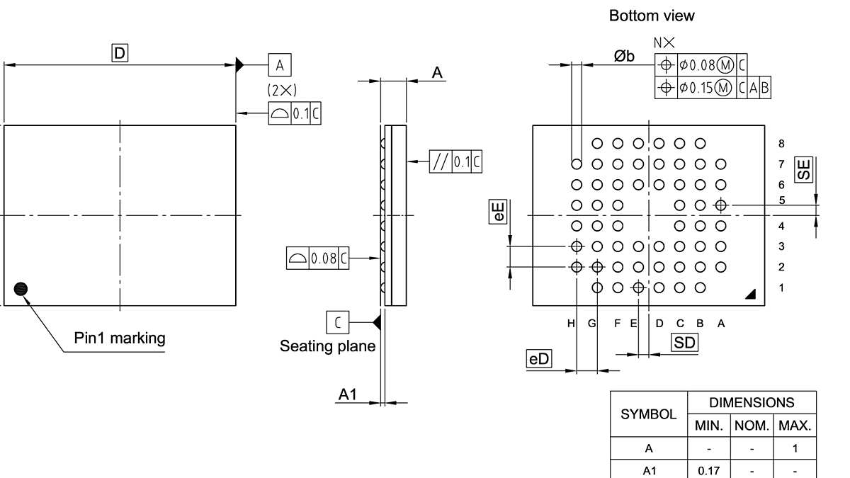 PG-VFBGA-56-803_Package Outline