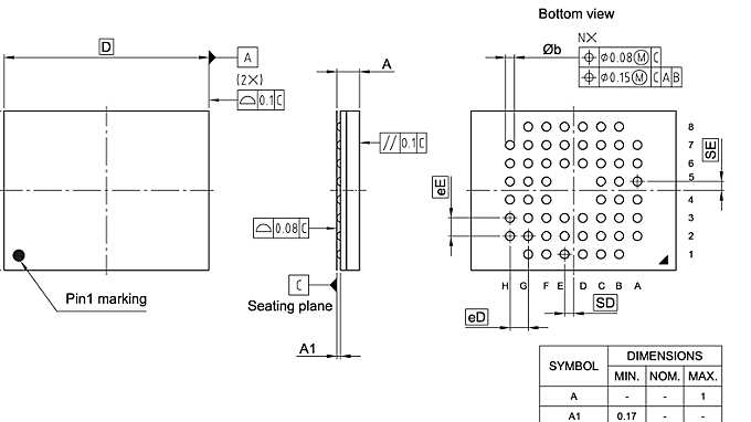 PG-VFBGA-56-803_Package Outline