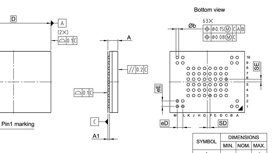 PG-VFBGA-63-802_Package Outline