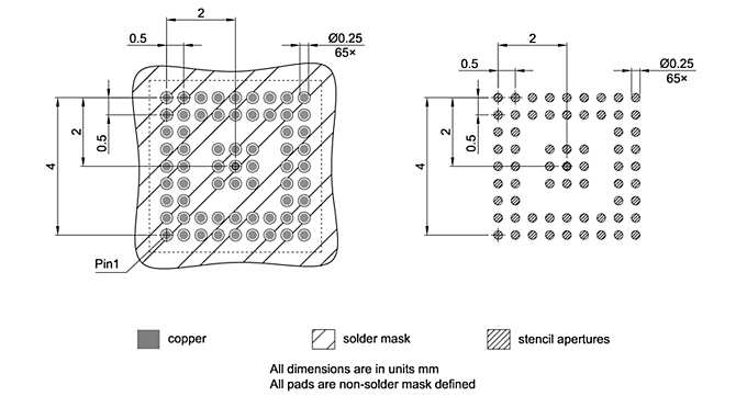 PG-VFBGA-65-800_Footprint Drawing