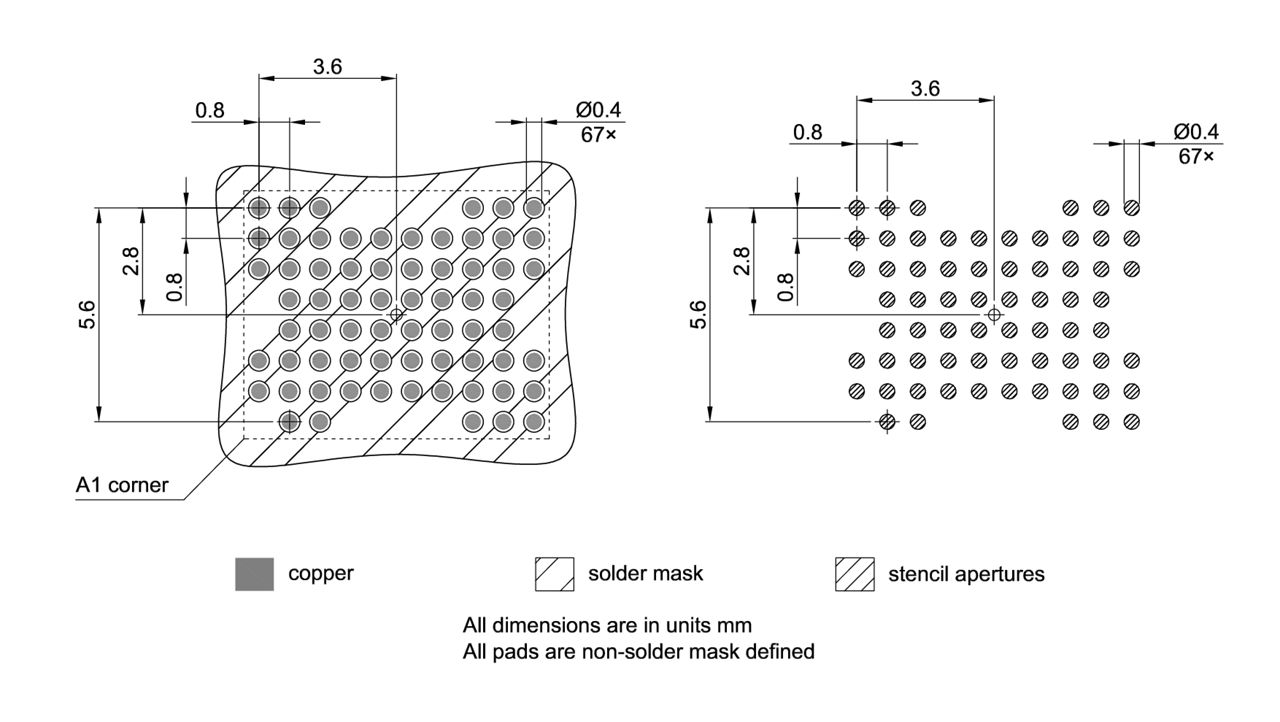 PG-VFBGA-67-800_Footprint Drawing