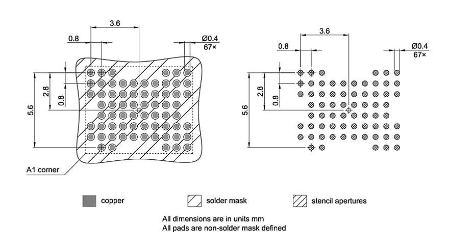 PG-VFBGA-67-800_Footprint Drawing