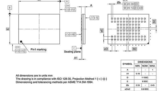 PG-VFBGA-80-800_Package Outline