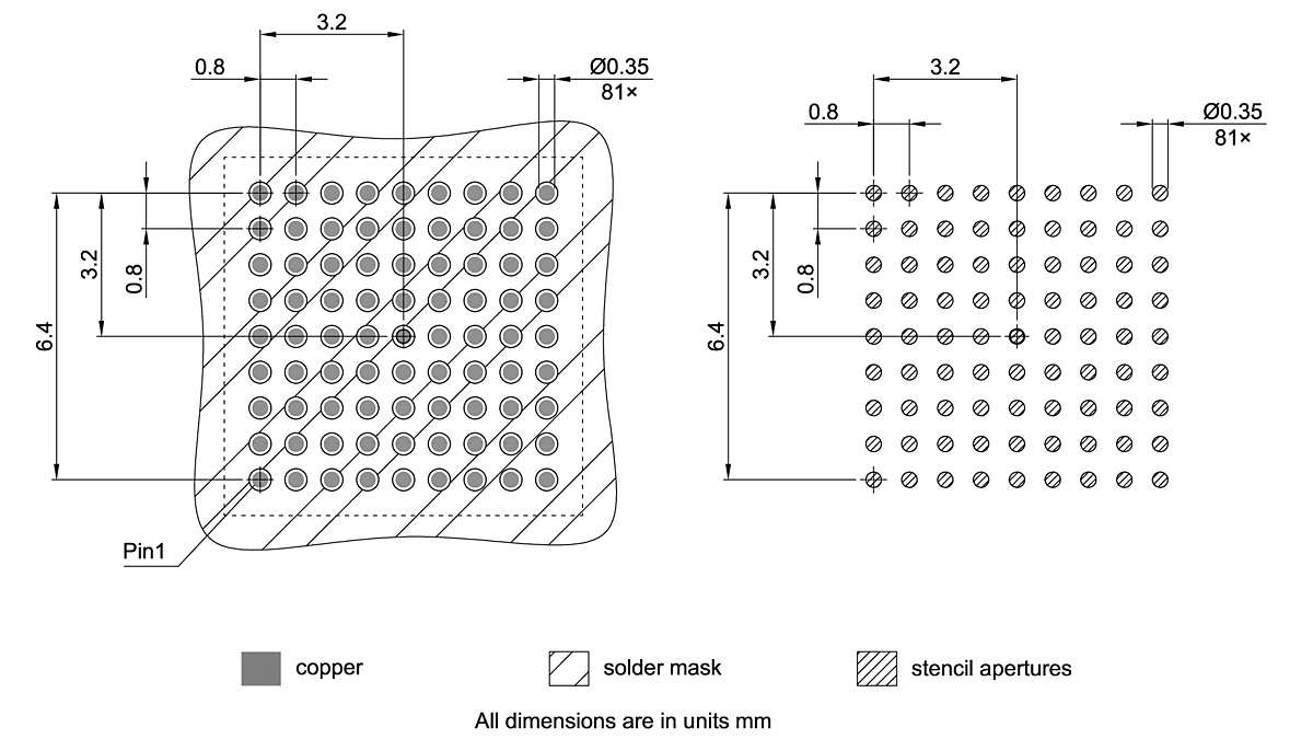 PG-VFBGA-81-800_Footprint Drawing