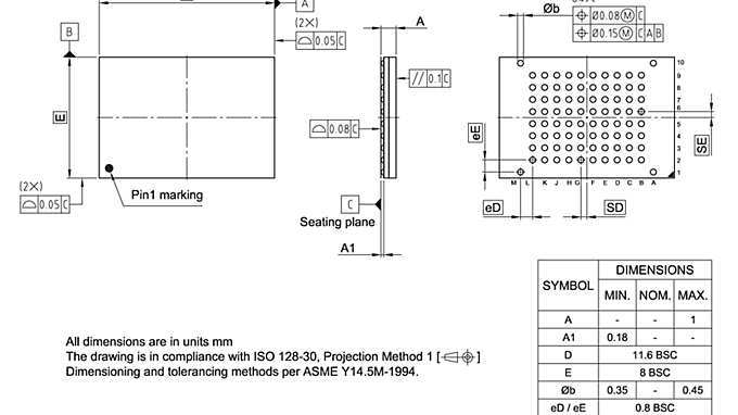 PG-VFBGA-84-801_Package Outline