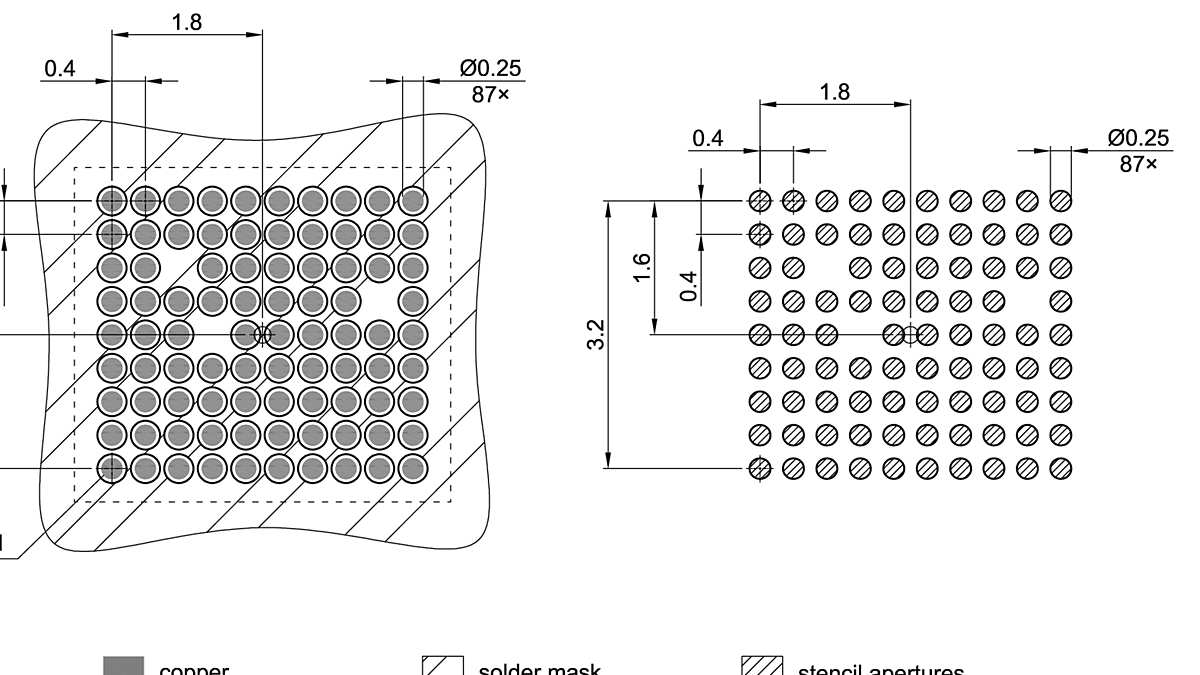 PG-VFBGA-87-1_Footprint Drawing