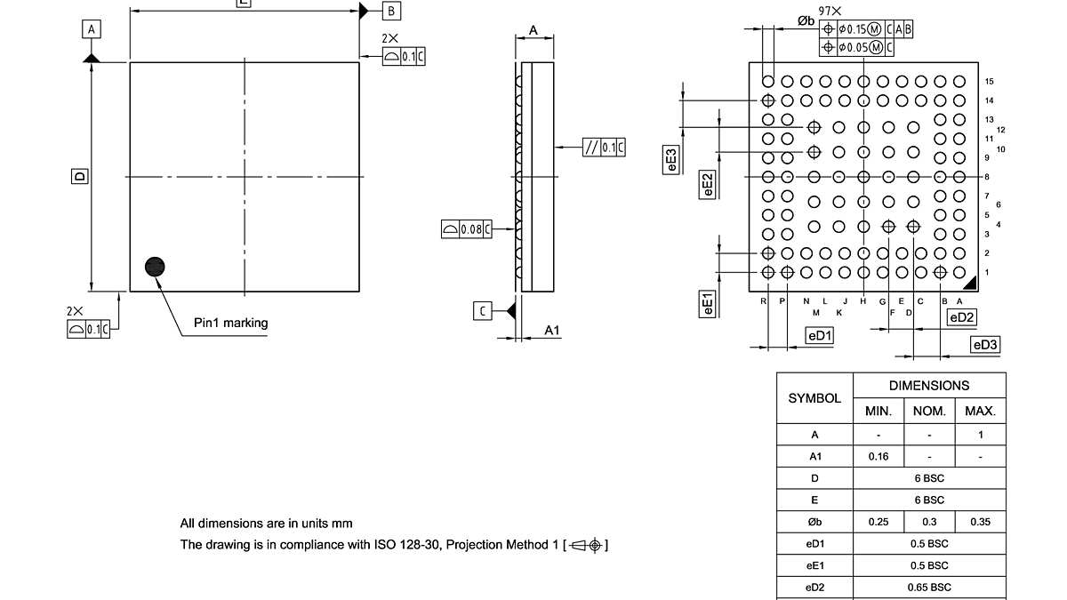 PG-VFBGA-97-800_Package Outline