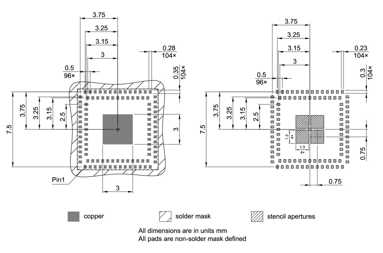 PG-VFLGA-104-1_Footprint Drawing