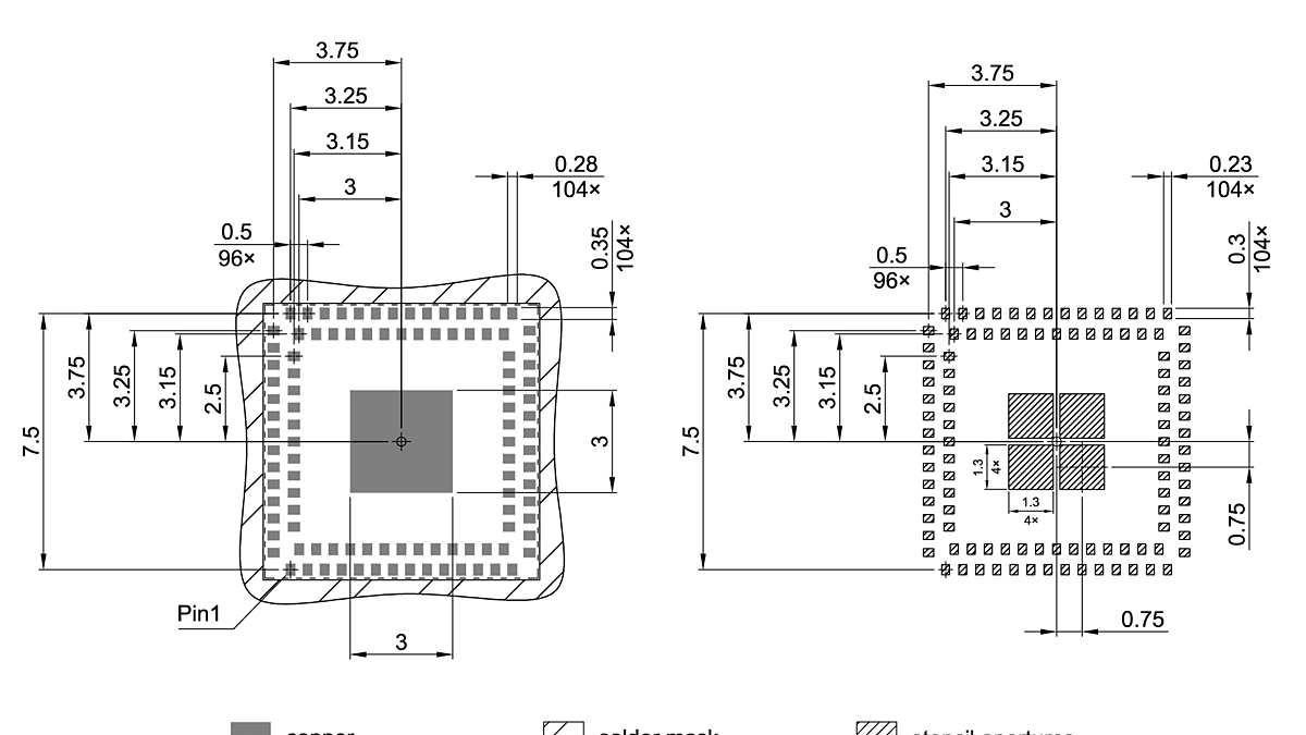 PG-VFLGA-104-1_Footprint Drawing
