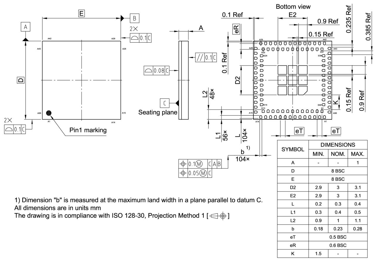 PG-VFLGA-104-1_Package Outline