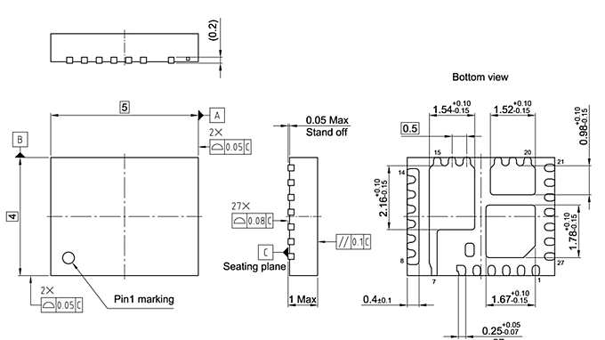 PG-VIQFN-27-2_Package Outline