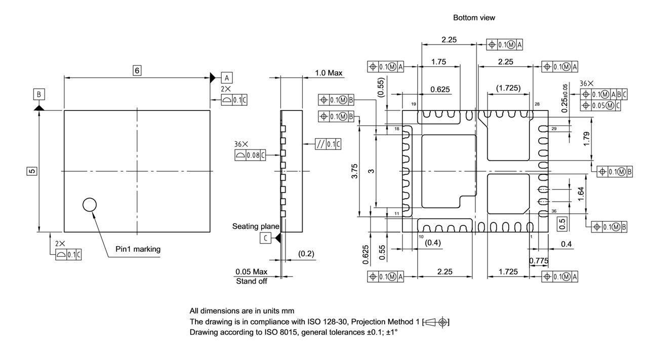 PG-VIQFN-36-1_Package Outline