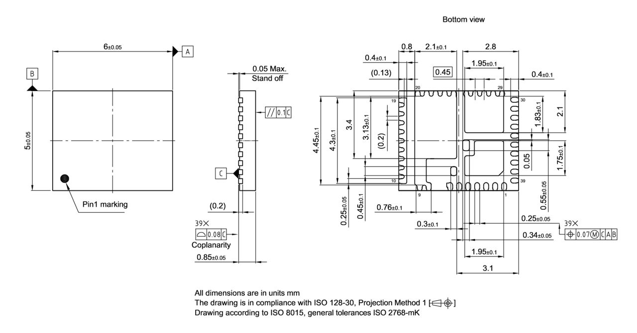 PG-VIQFN-39-19_Package Outline