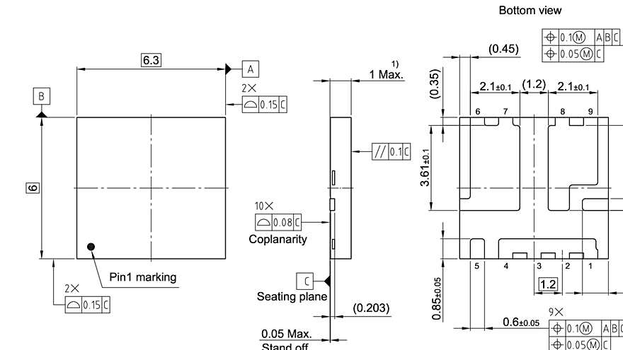 PG-VITFN-10-1_Package Outline
